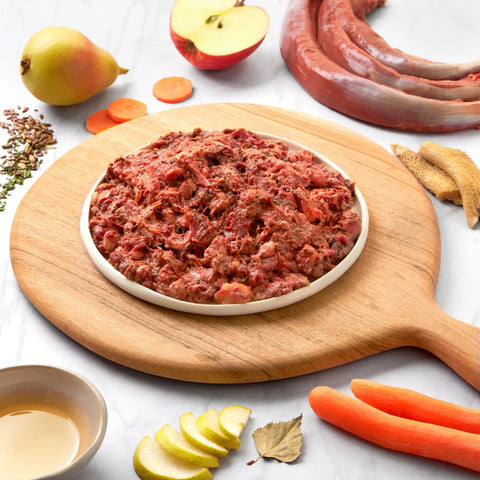 BARF Menü Lamm & Gemüse, gewolft für sensible Hunde