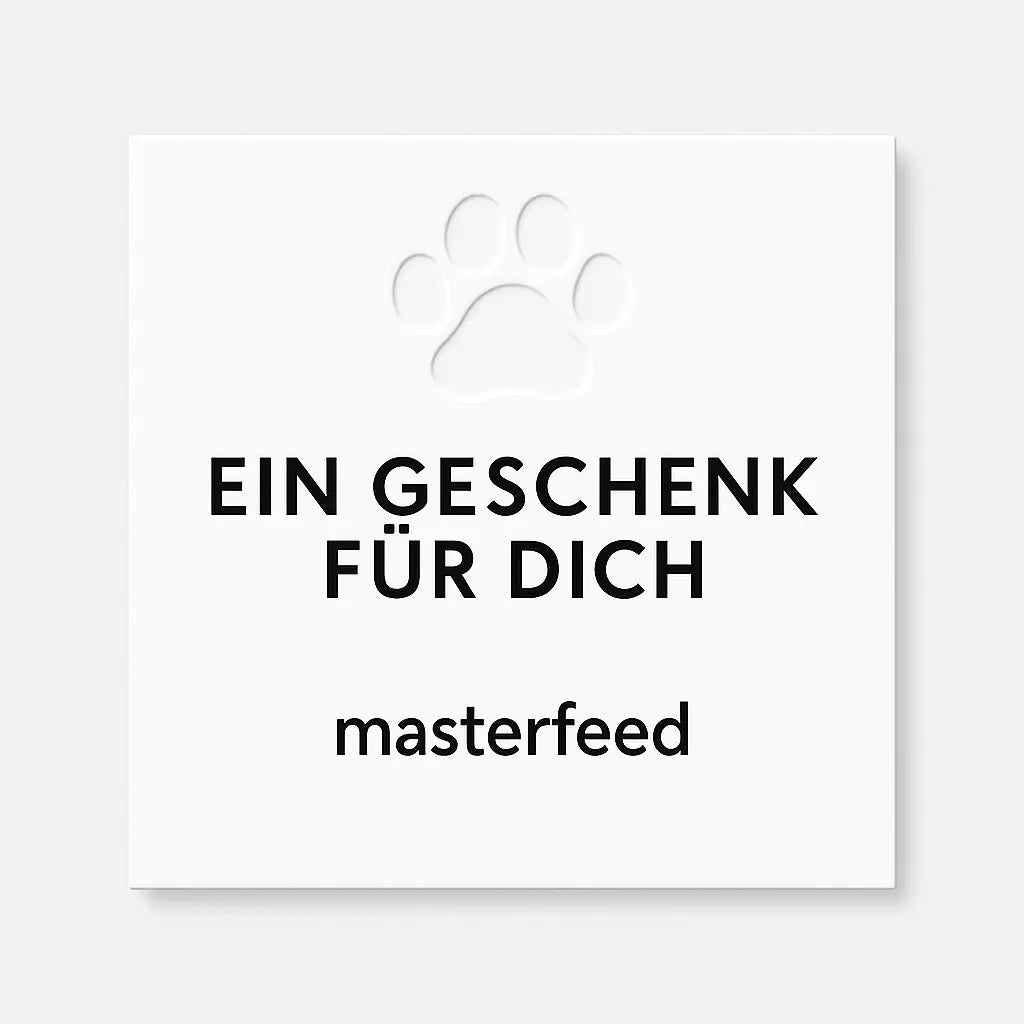 Masterfeed Geschenkgutschein 150 € für Hundeliebhaber