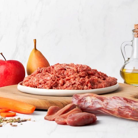 Menü Gans mit Gemüse (BARF, gewolft) Masterfeed