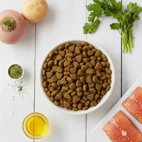 Feedlies Lachs mit Kartoffel